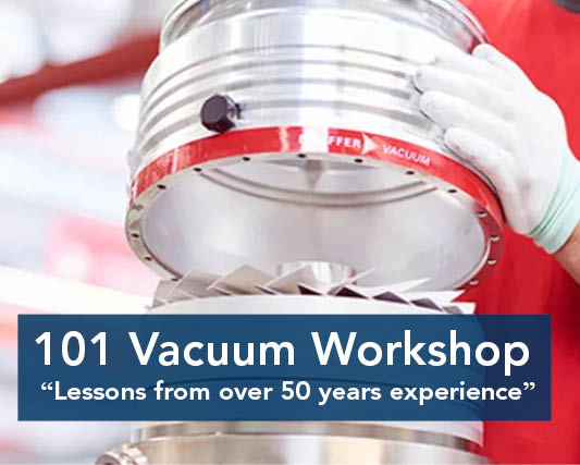 Vacuum technology 101 workshop QUT February 2025